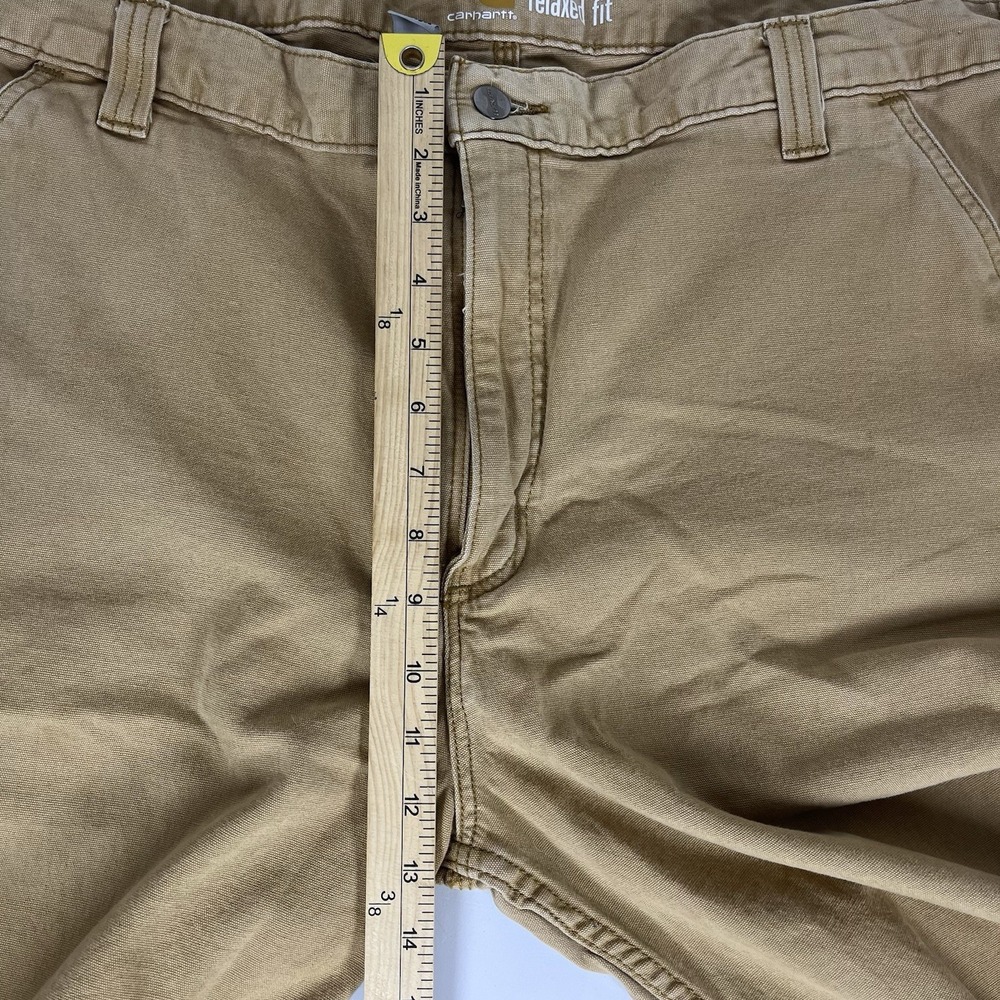 Carhartt Relaxed Fit Rugged Flex Canvas Work Shorts Mens 42 Workwear 102514-918 - Picture 6 of 10